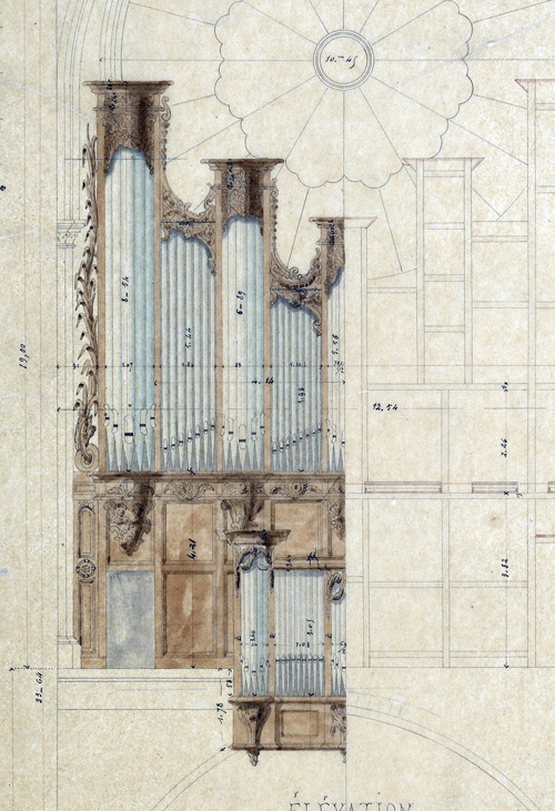 Dessin des frères Reinburg en 1863